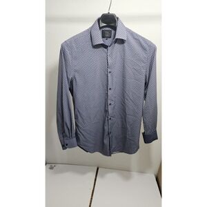W.R.K. Slim Fit Hashtag Geo 4-Way Stretch Recycled Shirt Stretch Contrast Collar